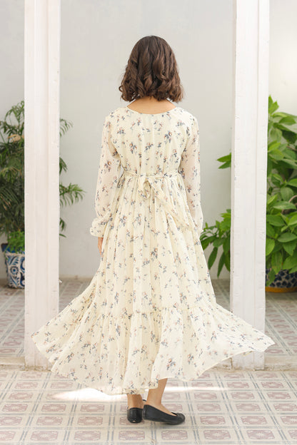 Ivory Bloom - Chiffon