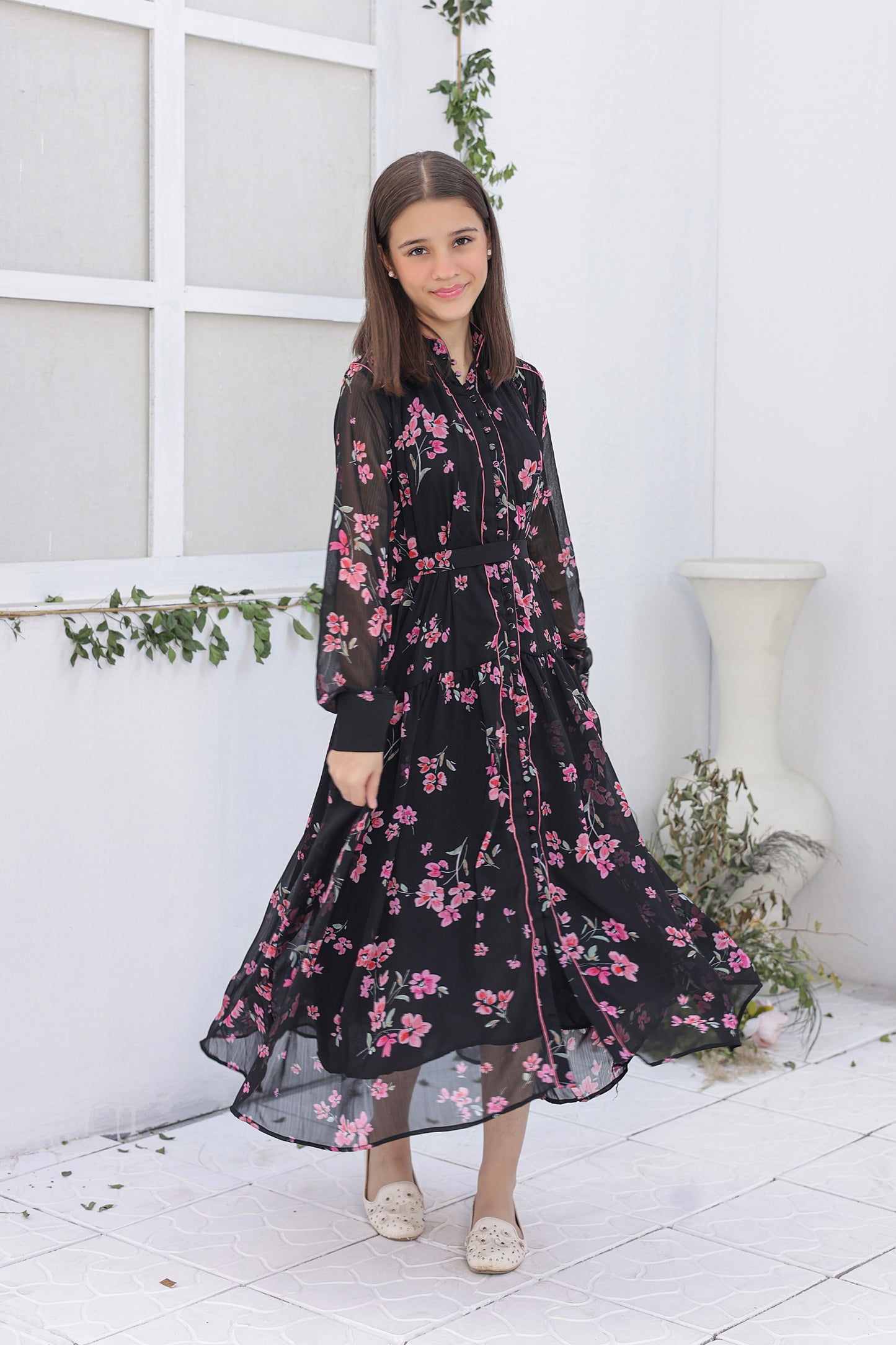 Dusk Flora - Chiffon