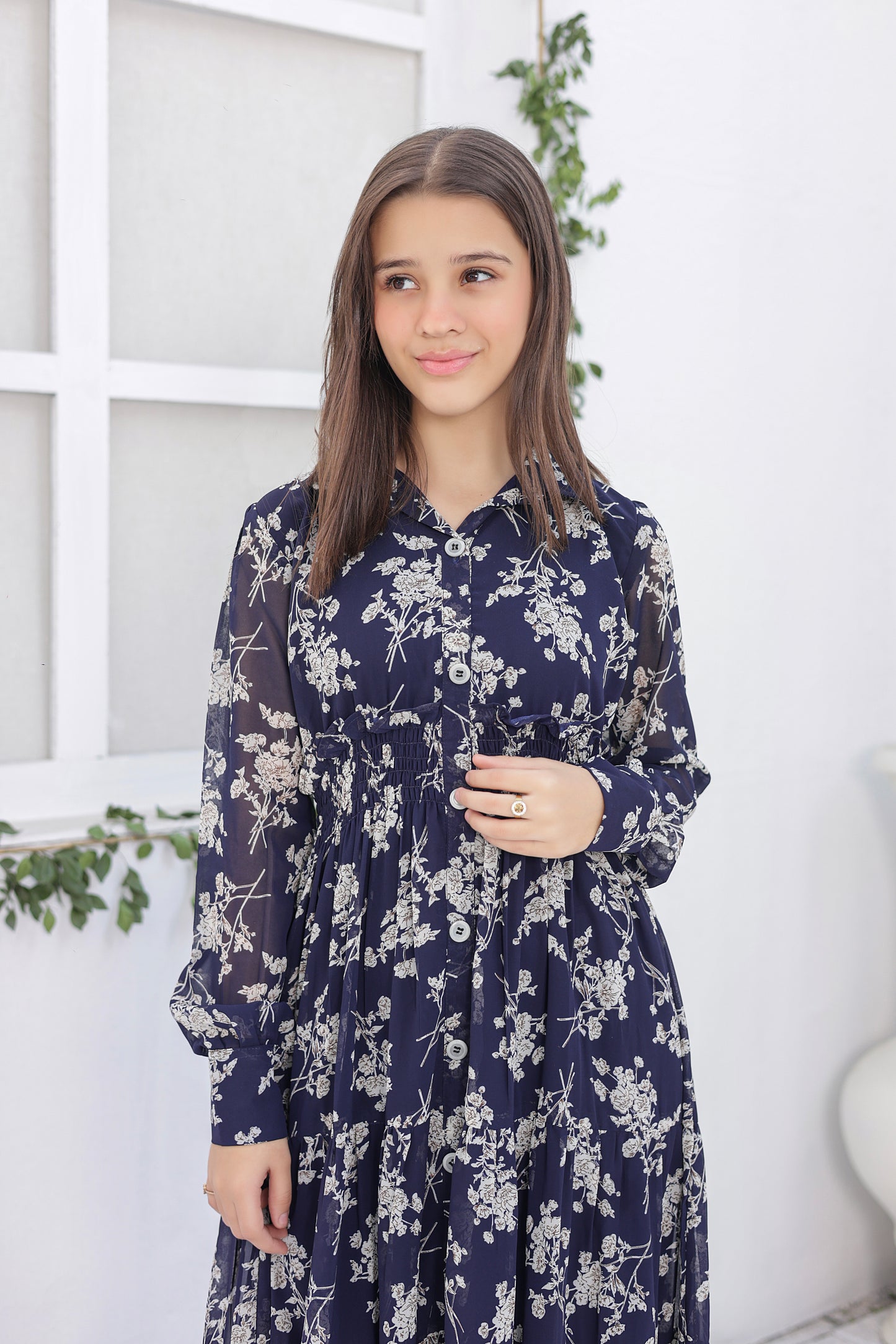 Blue Bloom - Chiffon