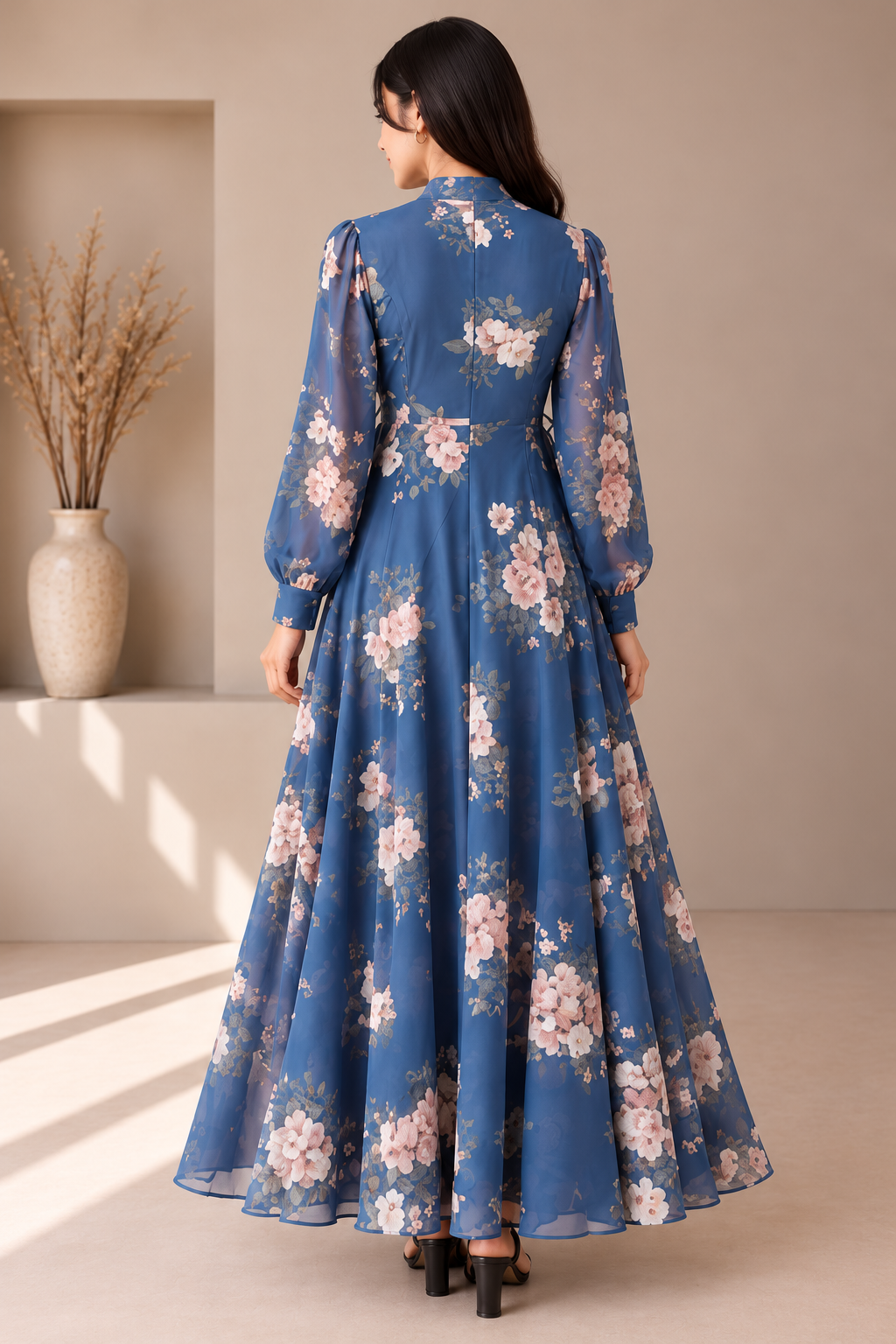 Midnight Blossom - Chiffon
