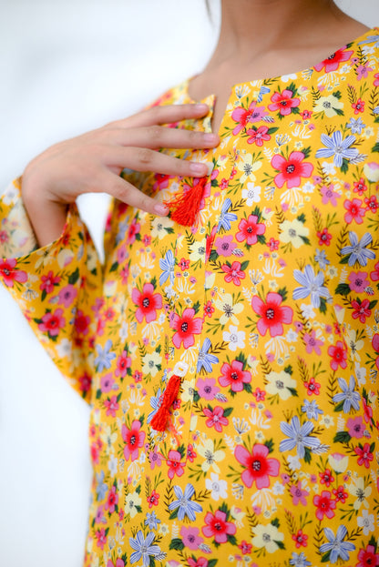 Yellow Tulip 2pc – Linen