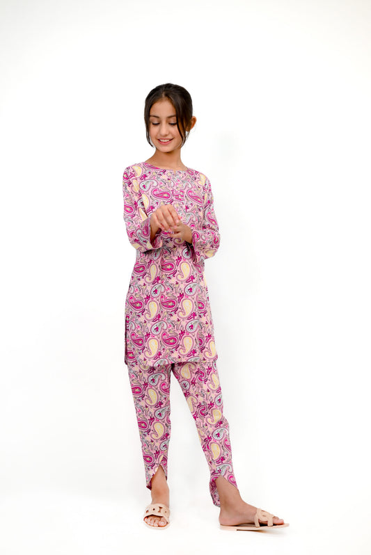 Pink Tulip 2pc – Linen