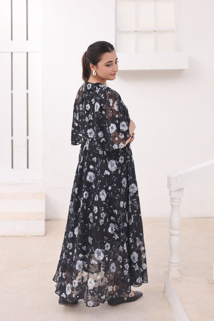Moonlit Blossom - Broshia Chiffon