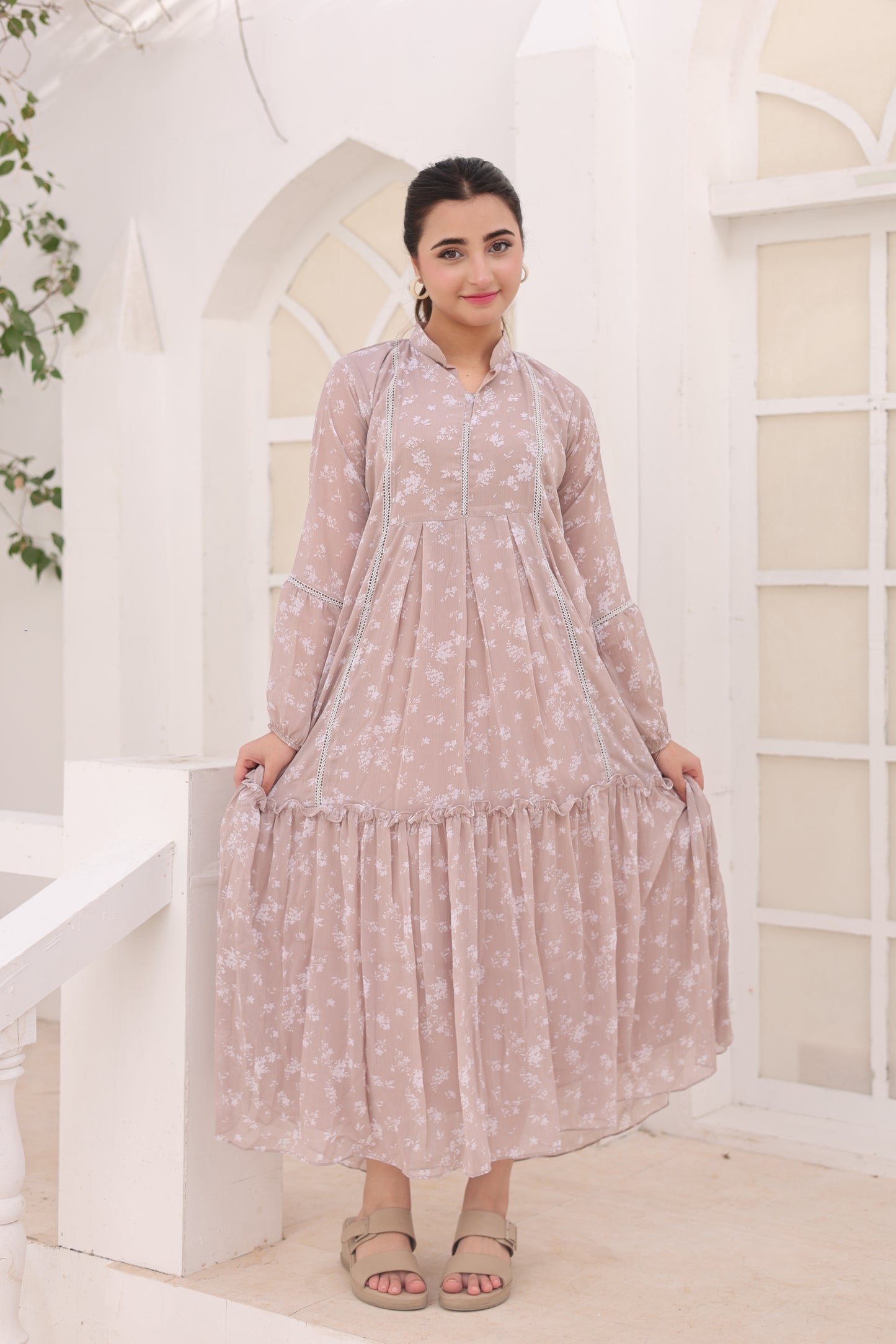 Nude Bloom - Chiffon