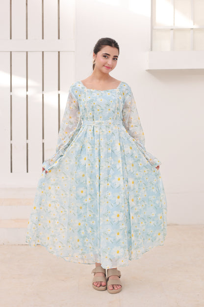 Bluebell Bloom - Broshia Chiffon