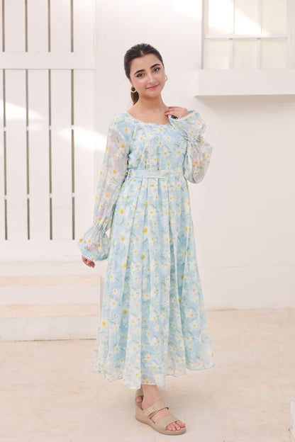 Bluebell Bloom - Broshia Chiffon