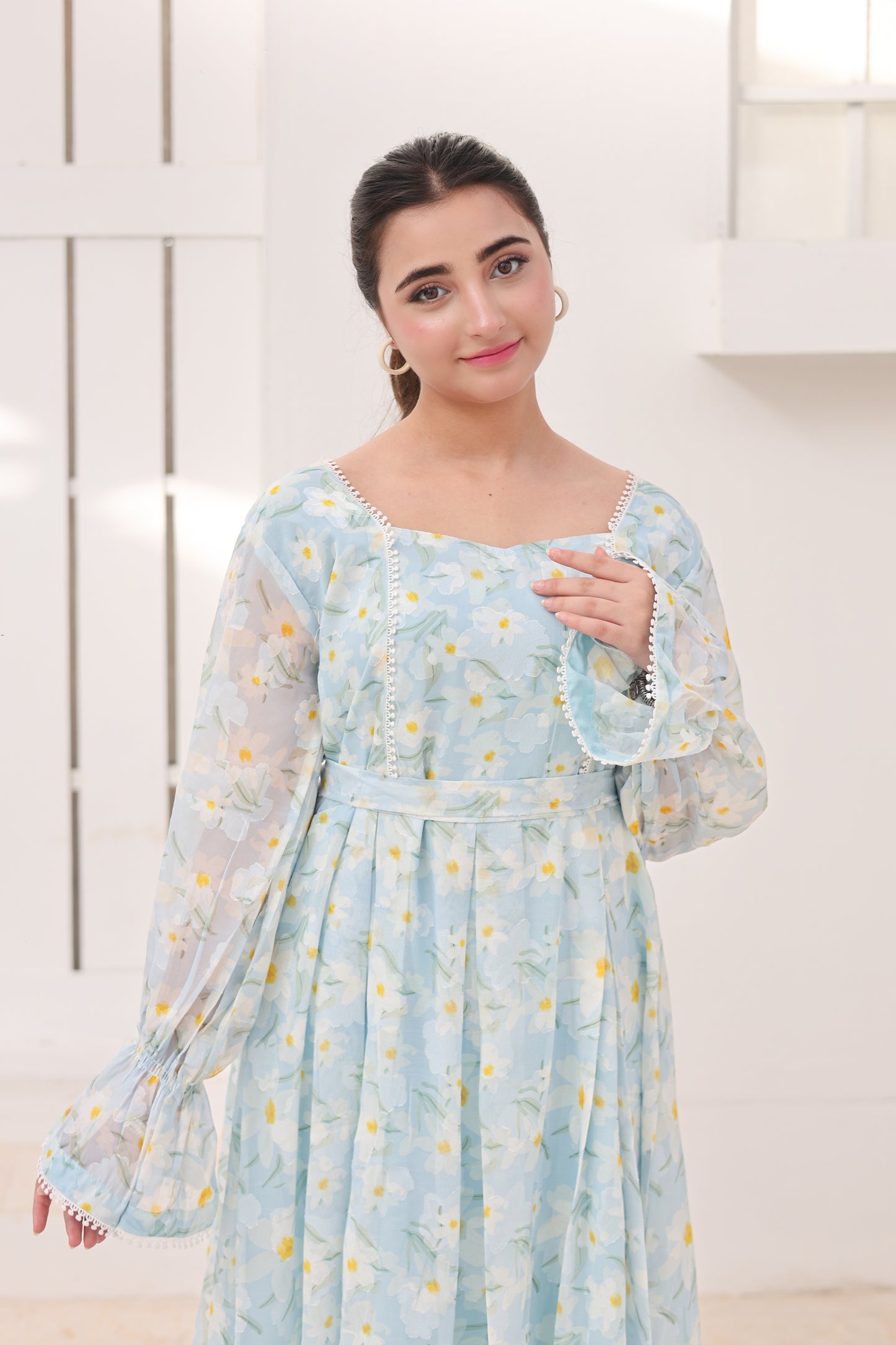 Bluebell Bloom - Broshia Chiffon