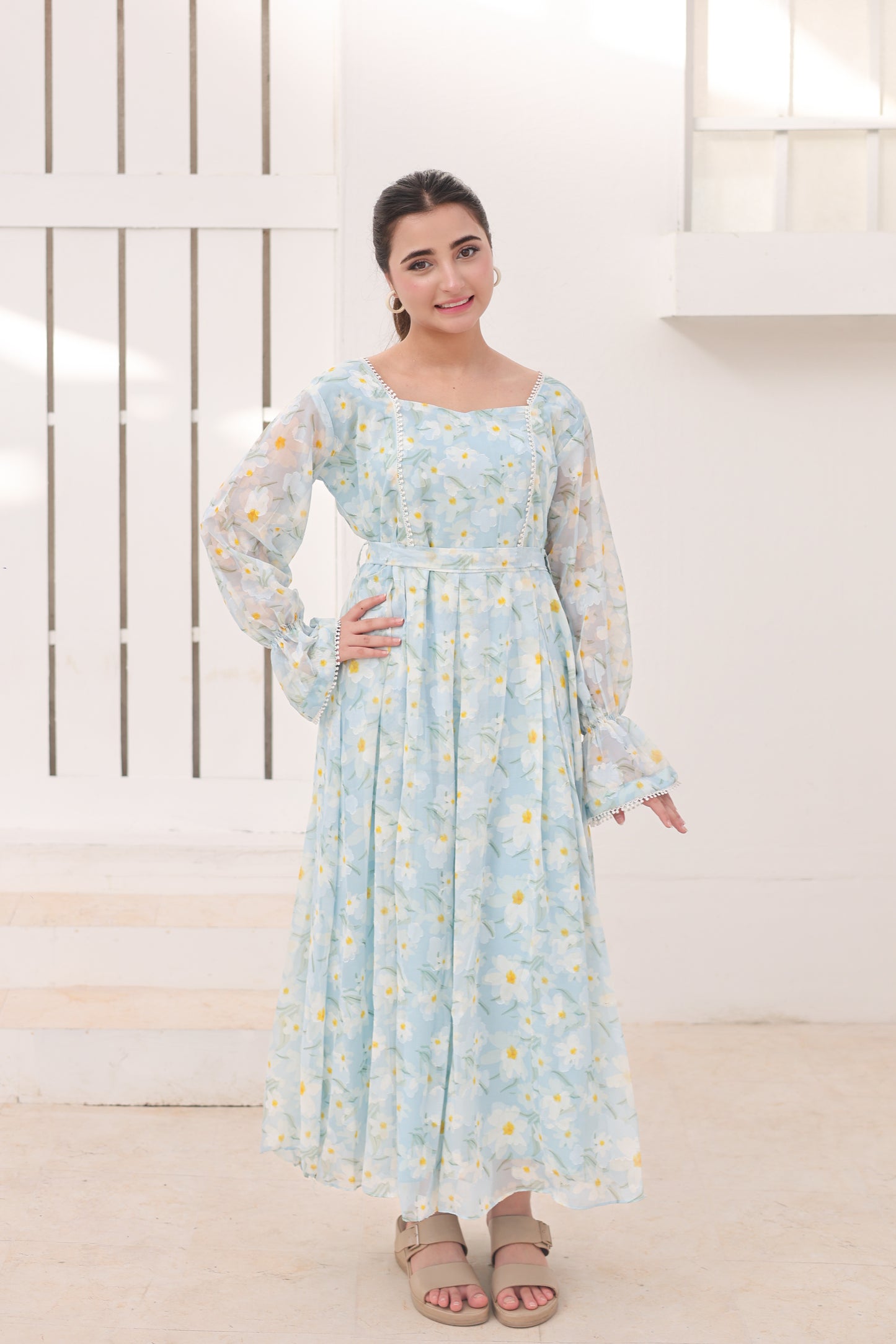 Bluebell Bloom - Broshia Chiffon