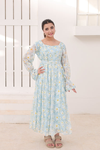 Bluebell Bloom - Broshia Chiffon