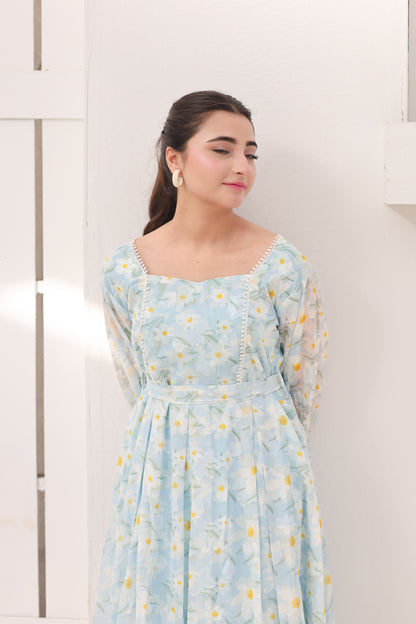 Bluebell Bloom - Broshia Chiffon