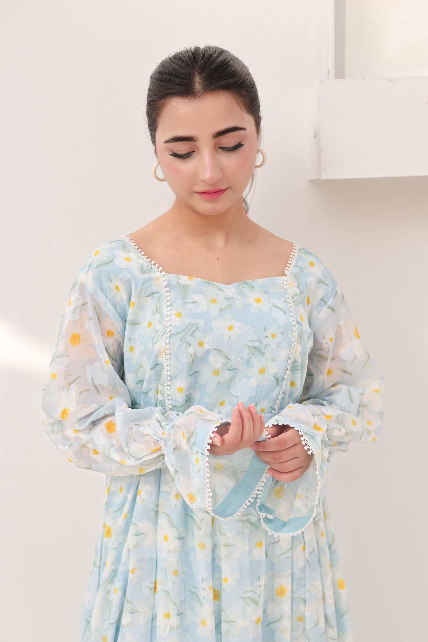 Bluebell Bloom - Broshia Chiffon