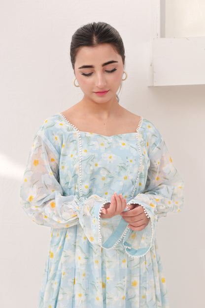 Bluebell Bloom - Broshia Chiffon