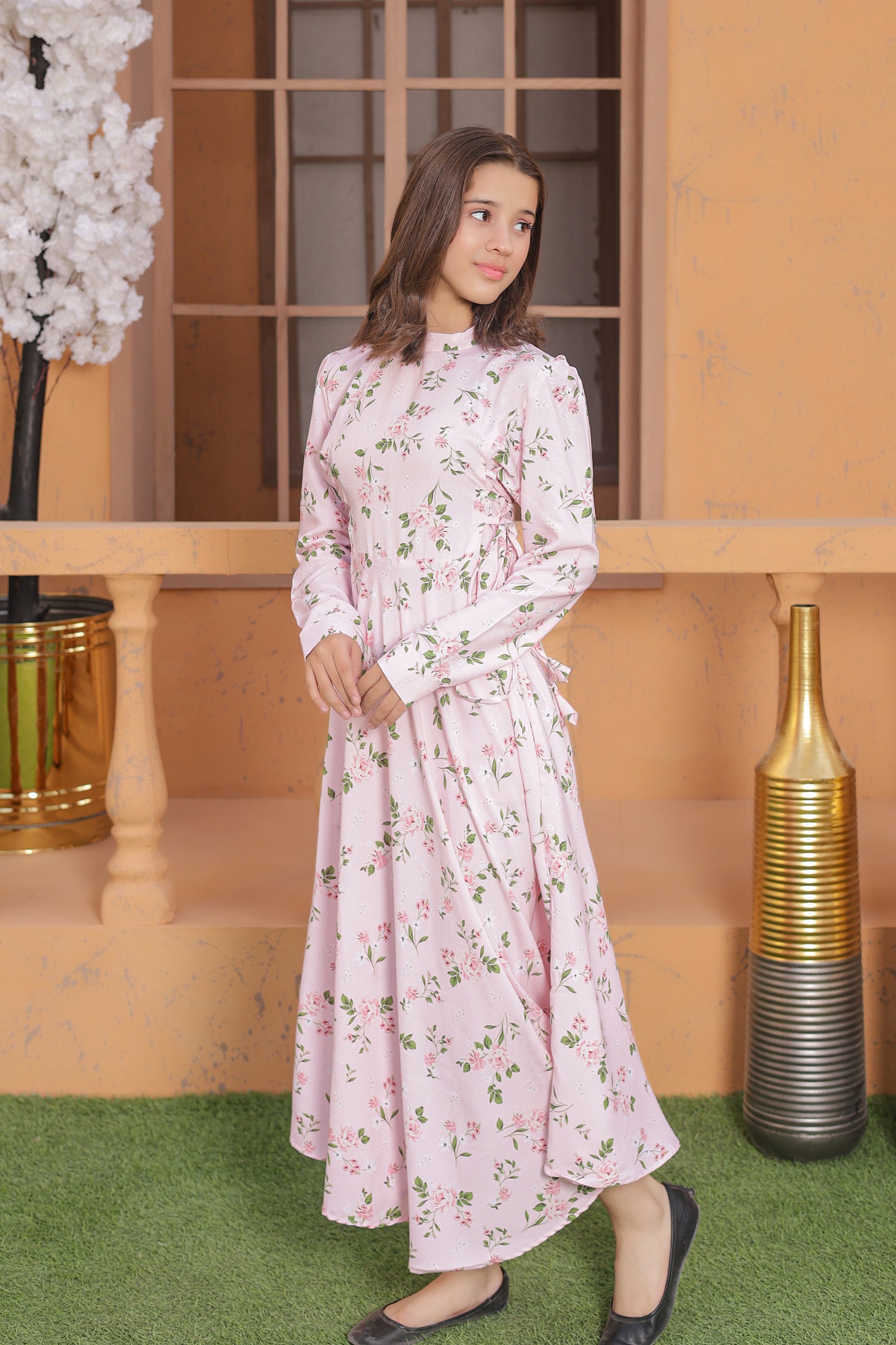 Pink Blossom Whisper - Linen