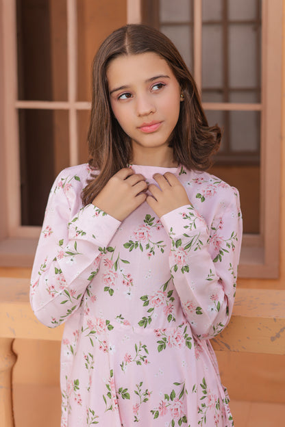 Pink Blossom Whisper - Linen