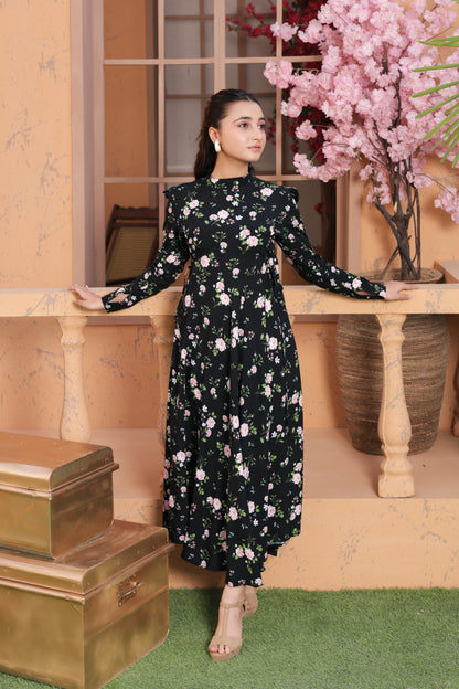 Midnight Rose Whisper - Linen