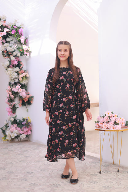 Obsidian Blossom – Broshia Chiffon