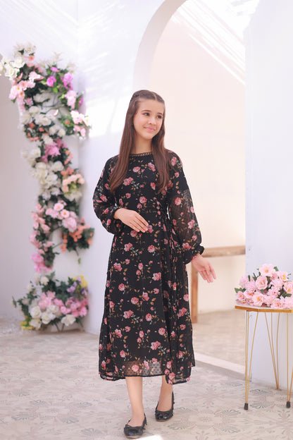 Obsidian Blossom – Broshia Chiffon